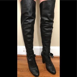 dkny thigh high boots